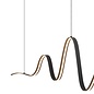 Alize - Wave Bar Pendant - Dark Grey