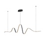 Alize - Wave Bar Pendant - Dark Grey