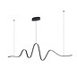 Alize - Wave Bar Pendant - Dark Grey