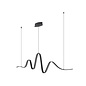 Alize - Wave Bar Pendant - Dark Grey