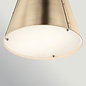 Etch - Medium Steel Ceiling Pendant - Champagne Bronze