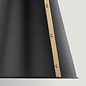 Etch - Medium Steel Ceiling Pendant - Black with Champagne Bronze