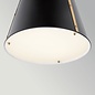 Etch - Large Steel Ceiling Pendant - Black with Champagne Bronze