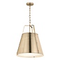 Etch - Large Steel Ceiling Pendant - Champagne Bronze