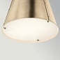 Etch - Large Steel Ceiling Pendant - Champagne Bronze