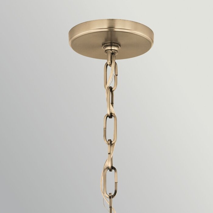 Etch - Large Steel Ceiling Pendant - Champagne Bronze