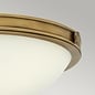 Collia - 2 Light Small Flush Pendant - Heritage Brass
