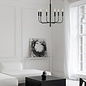 Bria - 6 Light Chandelier - Black