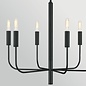 Bria - 6 Light Chandelier - Black