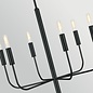 Bria - 6 Light Chandelier - Black