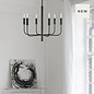 Bria - 6 Light Chandelier - Black