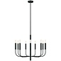Bria - 9 Light Chandelier - Black