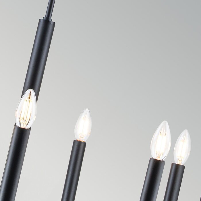 Bria - 9 Light Chandelier - Black