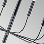 Bria - 9 Light Chandelier - Black