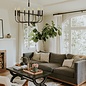 Bria - 9 Light Chandelier - Black