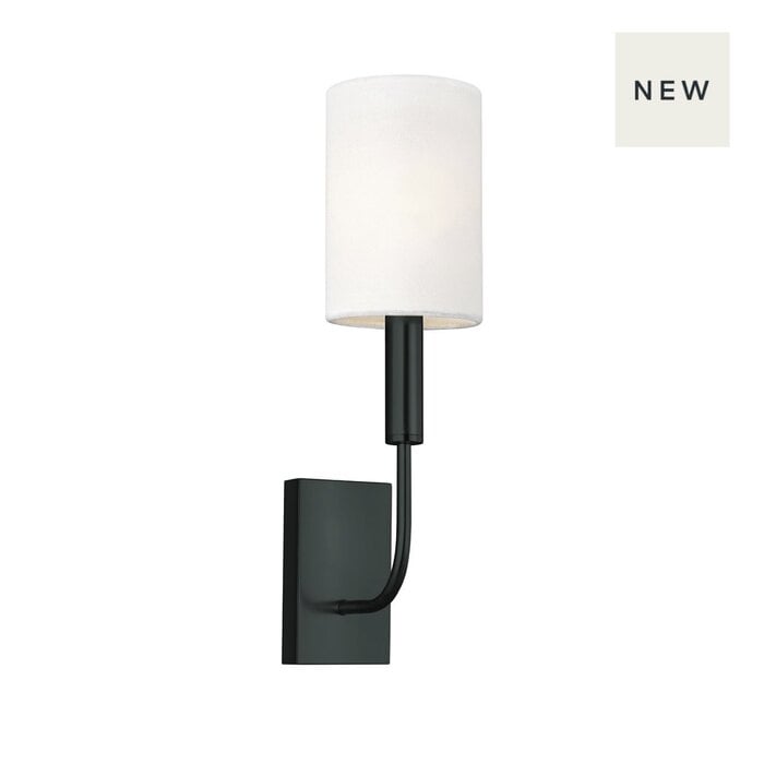 Bria - 1 Light Wall Light - Black