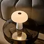 Glossy - Mini Rechargeable Portable Table Lamp - White