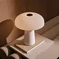 Glossy - Mini Rechargeable Portable Table Lamp - White