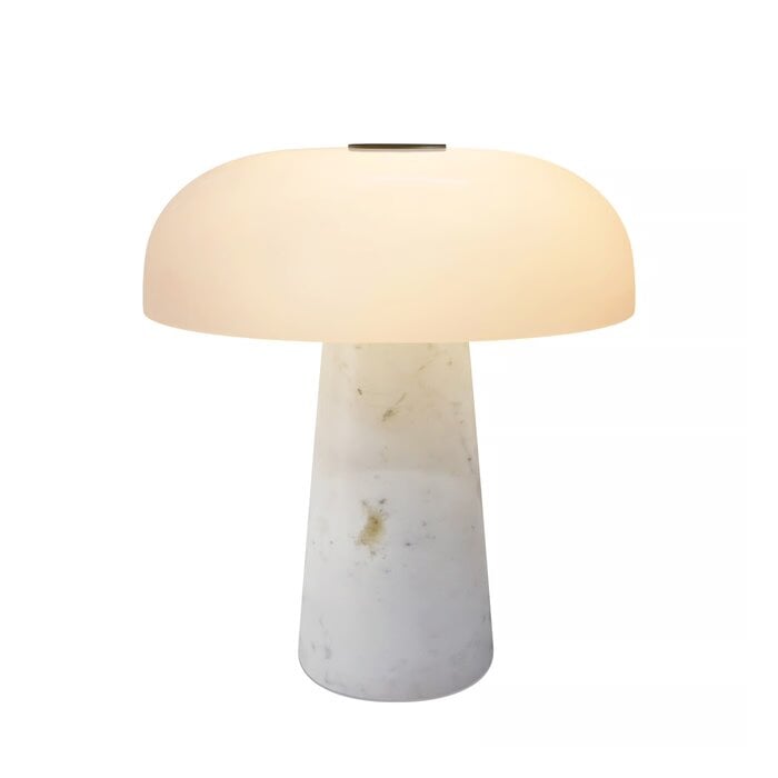 Glossy - Mini Rechargeable Portable Table Lamp - White