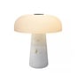 Glossy - Mini Rechargeable Portable Table Lamp - White