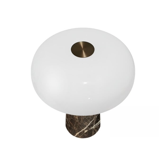 Glossy - Mini Rechargeable Portable Table Lamp - Grey Brown