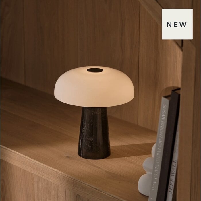 Glossy - Mini Rechargeable Portable Table Lamp - Black