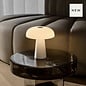 Glossy - Mini Rechargeable Portable Table Lamp - White