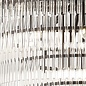 Allora - Bronze and Clear Glass Rods Chandelier - Large
