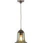 Ebba - Green Glass and Antique Brass Pendant - David Hunt