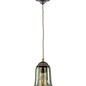 Ebba - Green Glass and Antique Brass Pendant - David Hunt