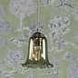Ebba - Green Glass and Antique Brass Pendant - David Hunt