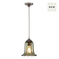 Ebba - Green Glass and Antique Brass Pendant - David Hunt