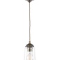 Ebba - Clear Glass and Antique Brass Pendant - David Hunt