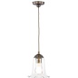 Ebba - Clear Glass and Antique Brass Pendant - David Hunt