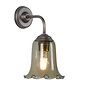 Ebba - Green Glass and Antique Brass Wall Light - David Hunt