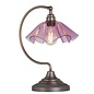 Ethel - Pink Glass and Antique Brass Table Lamp - David Hunt