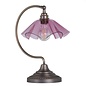 Ethel - Pink Glass and Antique Brass Table Lamp - David Hunt
