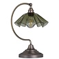 Ethel - Green Glass and Antique Brass Table Lamp - David Hunt