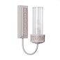 Plato - Ribbed Glass Wall Light in Hand-Brushed Cream & Gold - David Hunt
