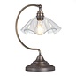 Ethel - Clear Glass and Antique Brass Table Lamp - David Hunt