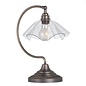 Ethel - Clear Glass and Antique Brass Table Lamp - David Hunt