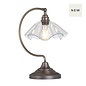 Ethel - Clear Glass and Antique Brass Table Lamp - David Hunt