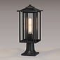 Nova - Outdoor Post Lamp Light - Satin Black