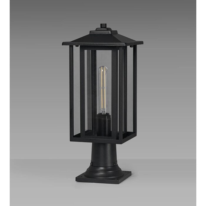 Nova - Outdoor Post Lamp Light - Satin Black