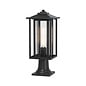 Nova - Outdoor Post Lamp Light - Satin Black