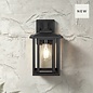 Nova - Outdoor Wall Light in Satin Black - Small