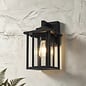 Nova - Outdoor Wall Light in Satin Black - Small