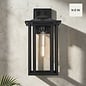 Nova - Outdoor Wall Light in Satin Black - Medium