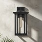Nova - Outdoor Wall Light in Satin Black - Medium