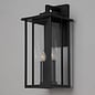 Nova - Outdoor Wall Light in Satin Black - Large